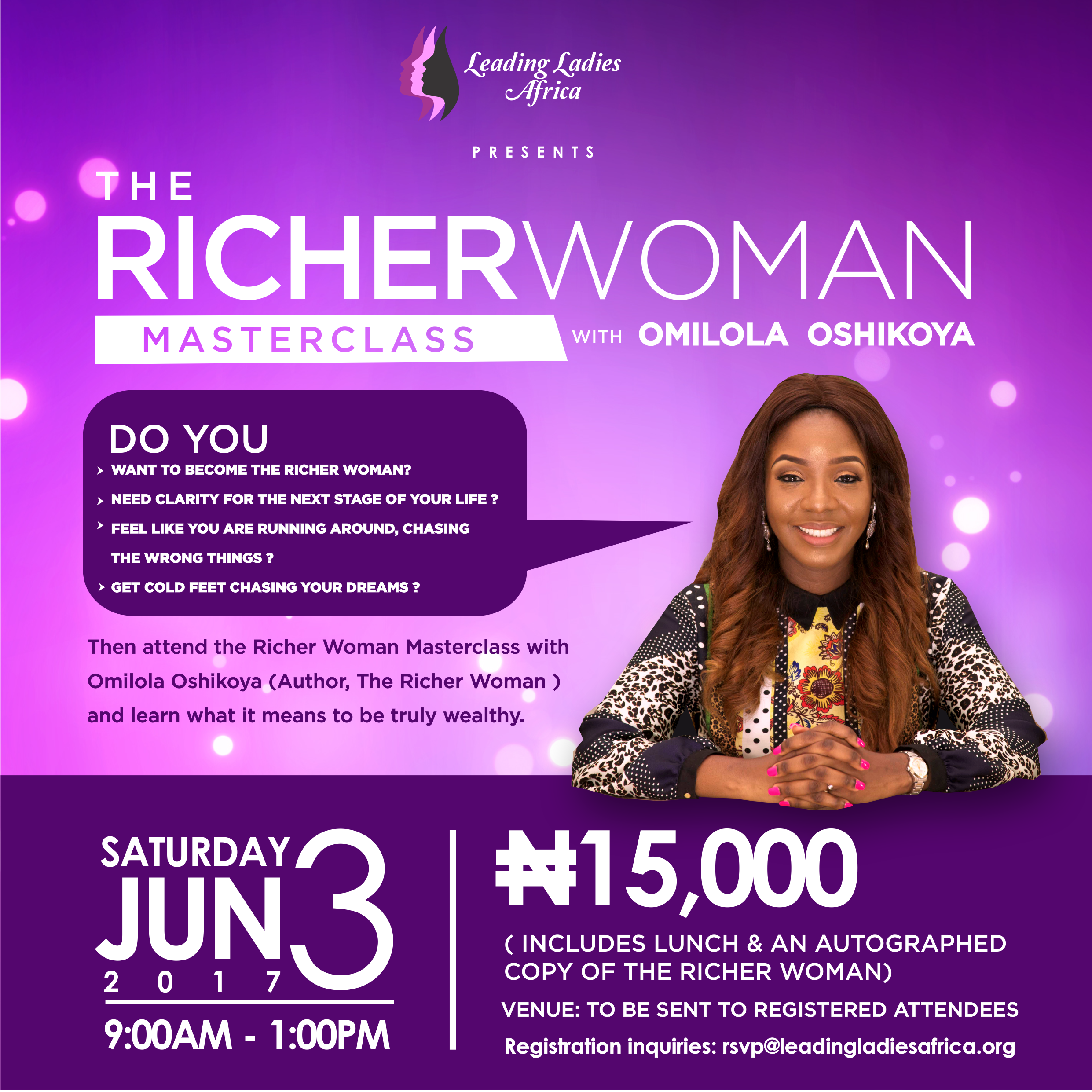 The Richer Woman Masterclass with Omilola Oshikoya